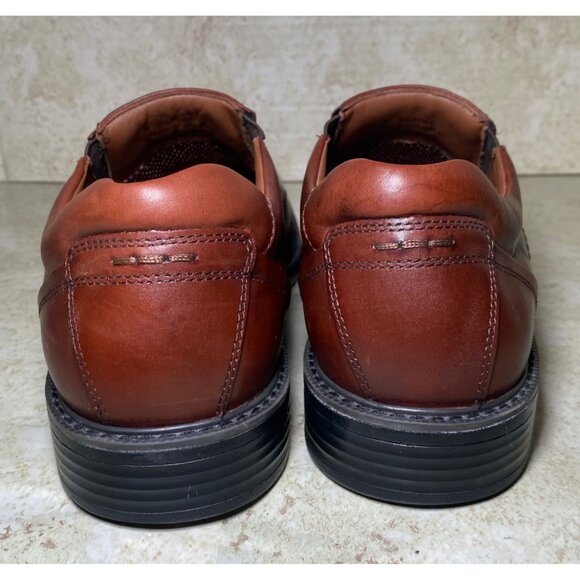 Johnston & Murphy Mens Brown sheepskin Leather Slip-On Loafers Dual Width XC4 - Picture 3 of 8